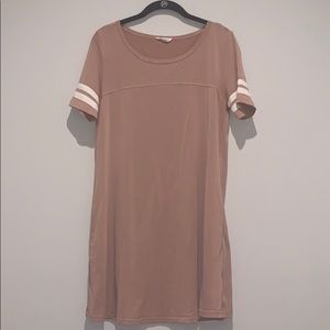 BLUSH T-SHIRT DRESS